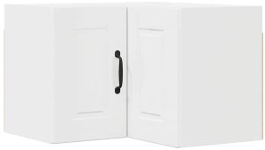 vidaXL Biała szafka kuchenna wisząca o wysokim połysku 57 x 57 x 40 cm 2