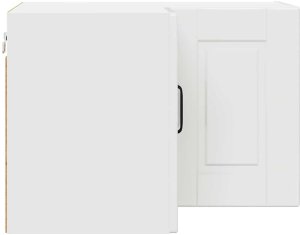 vidaXL Biała szafka kuchenna wisząca o wysokim połysku 57 x 57 x 40 cm 7