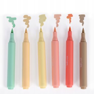 Strigo Marker akrylowy Brush 6 kolorów 4