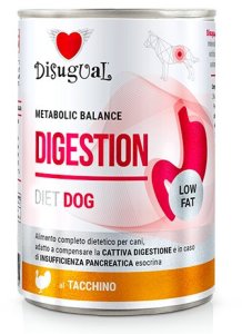 Disugual Karma mokra dla psa Weterynaryjna DIGESTION Indyk (dorosły) 400g 2