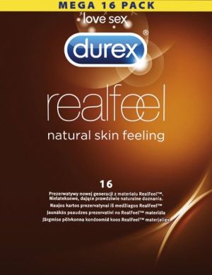Durex  Prezerwatywy Real Feel 16 szt. 1