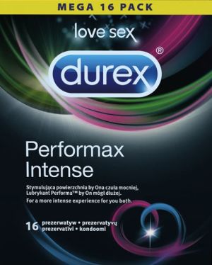 Durex  Prezerwatywy Performac intense 16 sztuk 1