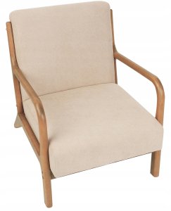 Fotel SKOVDE Beżowy 6