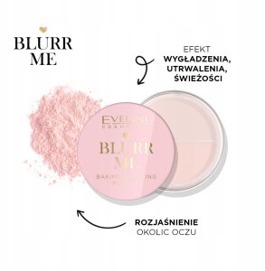 Eveline Blurr Me Baking & Setting Powder sypki puder do utrwalania 10g 2