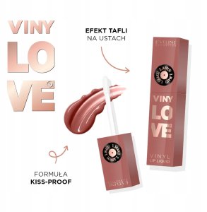 Eveline Vinyloce Vinyl Lip Liquid nawilżająca pomadka do ust 01 Pinky 4ml 2