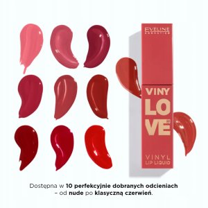 Eveline Vinyloce Vinyl Lip Liquid nawilżająca pomadka do ust 01 Pinky 4ml 4