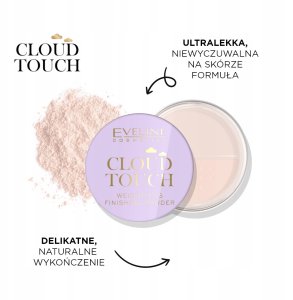Eveline Cloud Touch Weightless Finishing Powder lekki puder wykończeniowy 10g 2