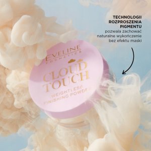 Eveline Cloud Touch Weightless Finishing Powder lekki puder wykończeniowy 10g 3