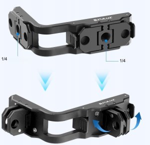 Uchwyt Szyna Klatka Poziom Pion 1/4'' i GoPro do DJI Osmo Action 5 Pro / 4 / PU768B 11