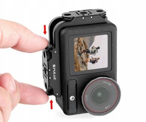 Uchwyt Szyna Klatka Poziom Pion 1/4'' i GoPro do DJI Osmo Action 5 Pro / 4 / PU768B 6