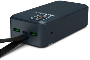 PORT CONNECT External USB-C battery integrated lamp | 30000 mAh | Blue 4