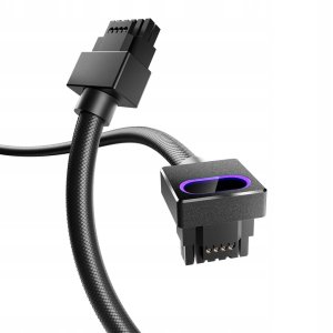 AsiaHorse Przedłużacz do zasilacza 12VHPWR TYP A Hydrus ARGB 50 cm czarny 2