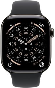 Smartwatch Apple Watch Series 11 GPS + Cellular, koperta titanowa 46 mm, w kolorze łupkowym, pasek sportowy w kolorze czarnym - rozmiar M/L 2