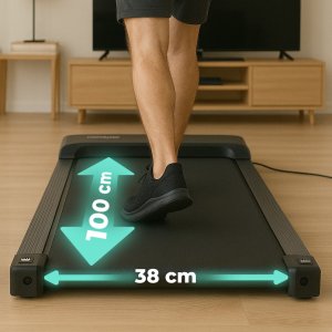 Bieżnia ModernHome Bieżnia domowa z uchwytem elektryczna walking pad treningowy pod biurko 10 km/h 6