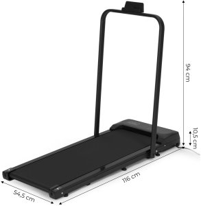 Bieżnia ModernHome Bieżnia domowa z uchwytem elektryczna walking pad treningowy pod biurko 10 km/h 10