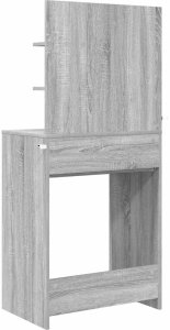 vidaXL Toaletki do sypialni z szufladą Szary Sonoma 80 x 39,6 x 135 cm 8