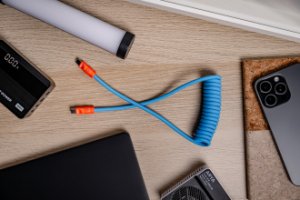 Kabel USB VONMHLEN USB-C - USB-C 1.5 m Niebieski (NL4991) 4