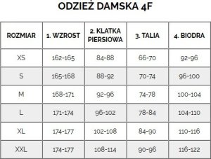 4f Spodnie trekkingowe damskie softshell FNK F0988 denim 4FWAW25TFTRF0988 32S L 8