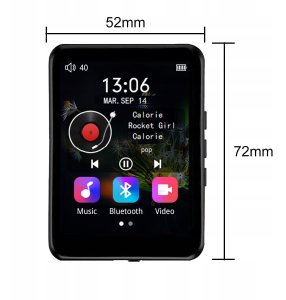 Odtwarzacz Przenośny MP3 MP4 Bluetooth Radio FM Dyktafon SD Słuchawki 36GB 15
