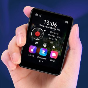 Odtwarzacz Przenośny MP3 MP4 Bluetooth Radio FM Dyktafon SD Słuchawki 36GB 7