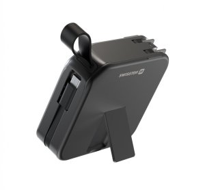Powerbank Swissten Powerbank ALL-IN-ONE PRO Li-Pol 5/9/12V for charging phones and other devices 22013978 10000mAh kabel USB-C 1 2