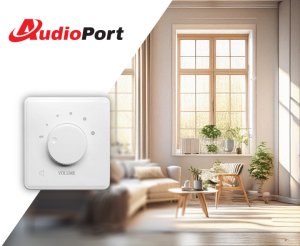 AudioPort Regulator głośności 10W/100V - ARG1 biały one size 2