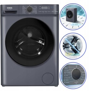 Pralka CHiQ Pralka parowa 7 kg CW07123863AX Steam Space Pro 8