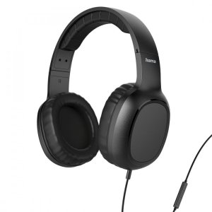 Słuchawki Hama Słuchawki nauszne Fun C z mikrofonem czarne 2