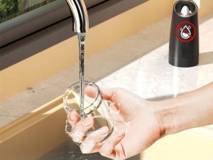 Młynek elektryczny do pieprzu soli grawitacyjny z podświetleniem regulacją 5