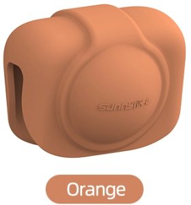 MIĘKKA SILIKONOWA OSŁONA OCHRONNA OBIEKTYWU DO KAMERY DJI OSMO 360 - POMARAŃCZOWA 12