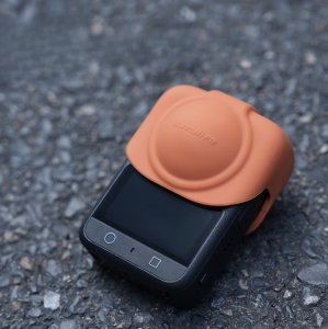 MIĘKKA SILIKONOWA OSŁONA OCHRONNA OBIEKTYWU DO KAMERY DJI OSMO 360 - POMARAŃCZOWA 7