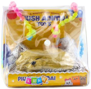 Śpiący Pies Labrador Na Poduszce Figurka z Futerkiem Torba Dźwięki 5