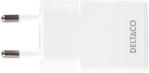 Ładowarka Deltaco USB-C wall charger 1x USB-C PD 30 W, slim size, supports PPS, white / USBC-AC156 / 1903268 3