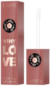 Eveline VinyLove Długotrwała pomadka płynna z efektem winylowym 4 Peachy 4 ml 2