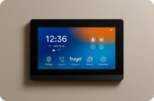 WIDEODOMOFON WIFI TUYA PRZEWODOWY VIDEO DOMOFON ZESTAW CZYTNIK RFID FURTKA 3