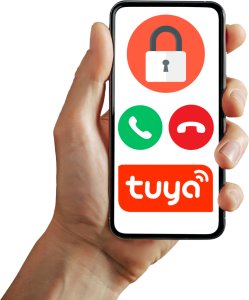 WIDEODOMOFON WIFI TUYA PRZEWODOWY VIDEO DOMOFON ZESTAW CZYTNIK RFID FURTKA 5