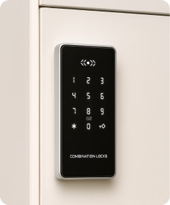 Spreest ZAMEK DO SZAFKI SZUFLADY ELEKTRONICZNY NA KOD KARTY BRELOKI PASTYLKI RFID 5