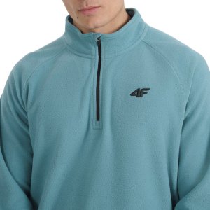 4f Bluza polarowa męska zielona 4FWAW25UFLEM065 46S M 5