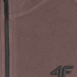 4f Bluza polarowa męska brązowa 4FWAW25UFLEM065 80S XL 6