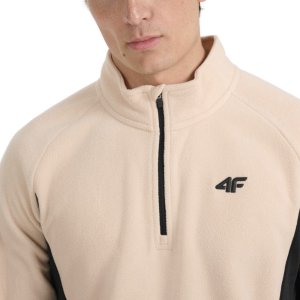4f Bluza polarowa męska M066 beżowa 4FWAW25UFLEM066 83S S 5