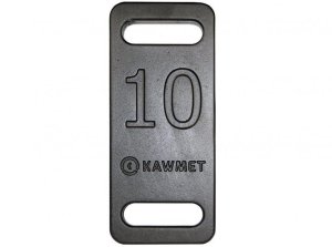 Kawmet Obciążenie Żeliwna płyta treningowa z uchwytem Ruck Plate 10 kg 2