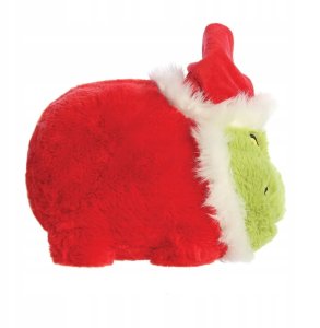 Aster Grinch - Pluszowa maskotka / poduszka w stroju Świętego Mikołaja 25 cm z kolekcji Spudsters 3