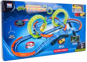 Tor Wyścigowy Świecący w Ciemności 63el. 15