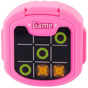 Gra Elektroniczna Kółko i Krzyżyk Tic Tac Toe 9 Trybów Różowa 3