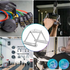 Uchwyt do wyciągu atlasu, trójkątny, stalowy, antypoślizgowy 17,5 cm x 15 cm x 12,5 10