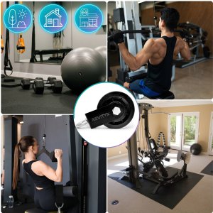 Wyciąg górny i dolny kompletny zestaw montażowy -kołowrotek, lina, karabińczyki, pasek, uchwyt na ciężar 14