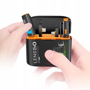 2x Mini Mikrofon Bezprzewodowy 50m 2w1 Usb-c + Iphone Lightning Android Ios / 528c 12