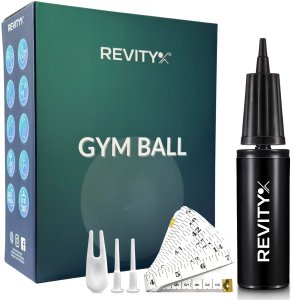 Revity Piłka gimnastyczna do ćwiczeń rehabilitacyjna do treningu fitness 65 cm 7