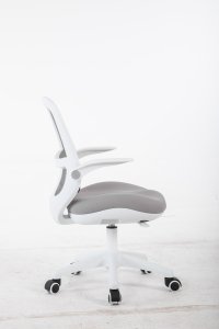 Krzesło biurowe Cobra King Junior Biało-szare 2