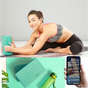 Revity Klocki kostki bloki do jogi 23 x 15 x 7.5 cm 2 szt. 13